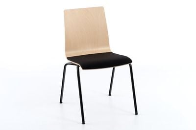 Hochwertige Holzstühle mit B1 (schwer entflammbar) Lackierung und Polster 